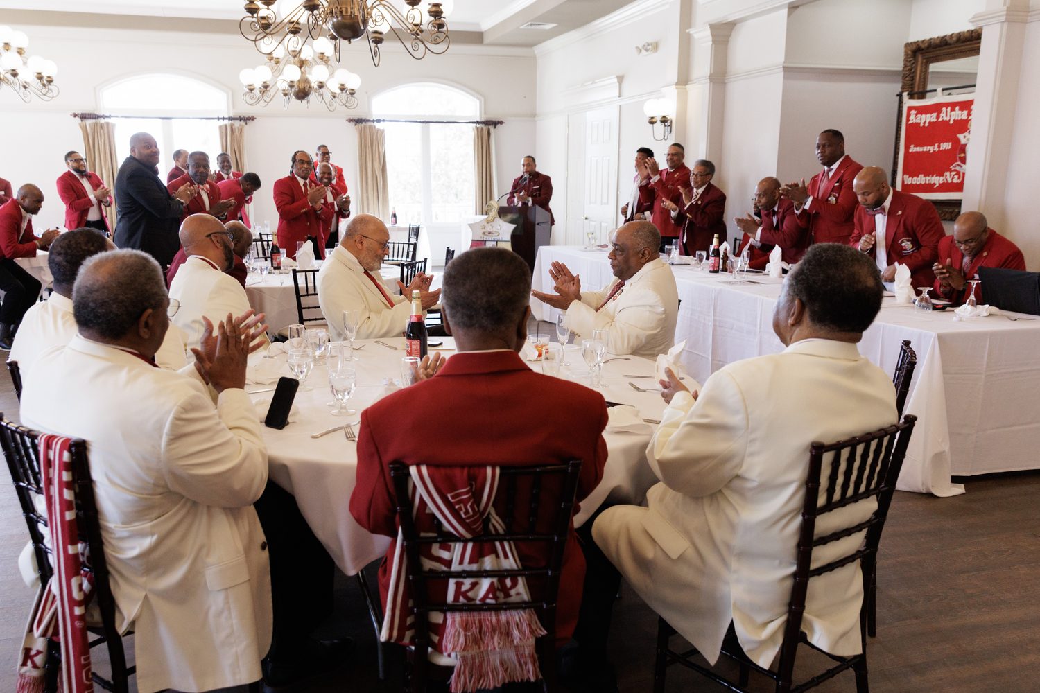 The luncheon underway