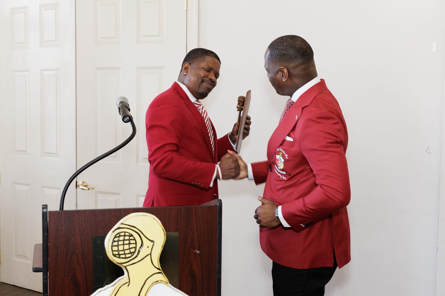 Recognition and a handshake