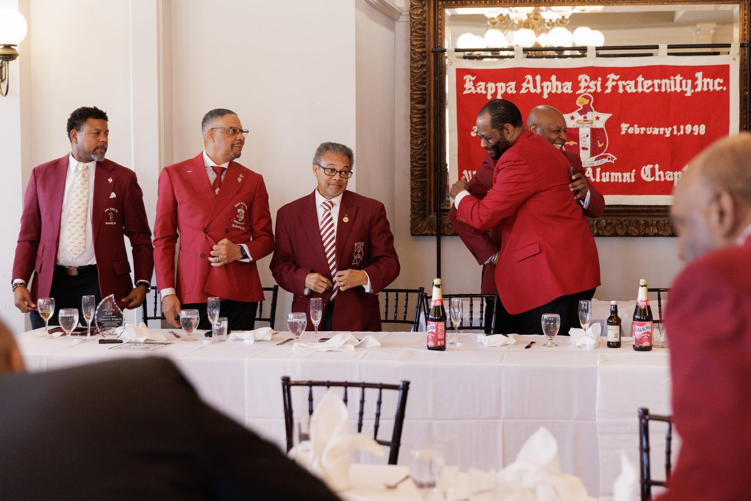 At the round table